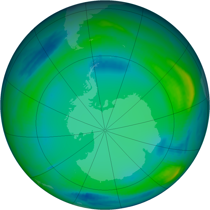 Ozone Map 1999-07-23
